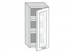 19.40.3 Шкаф настенный (h=913) на 400мм с 1-ой стекл. дверцей в Копейске - kopejsk.магазин96.com | фото