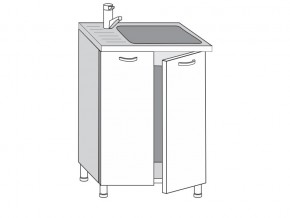 2.60.2мн Шкаф-стол на 600мм под накладную мойку с 2-мя дверцами в Копейске - kopejsk.магазин96.com | фото