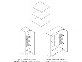 Комплект полок шкафа 1 дверного или 3 дверного в Копейске - kopejsk.магазин96.com | фото