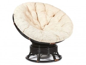 Кресло-качалка Papasan w 23/01 B с подушкой Antique brown, ткань Старт в Копейске - kopejsk.магазин96.com | фото