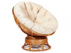 Кресло-качалка Papasan w 23/01 B с подушкой Cognac, ткань Старт в Копейске - kopejsk.магазин96.com | фото