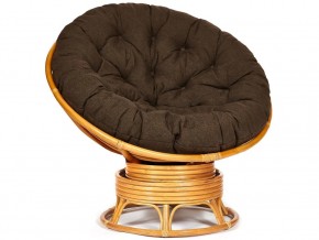 Кресло-качалка Papasan w 23/01 B с подушкой Honey, ткань Коричневый в Копейске - kopejsk.магазин96.com | фото