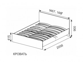 Кровать 1600х2000 ортопедическое основание в Копейске - kopejsk.магазин96.com | фото