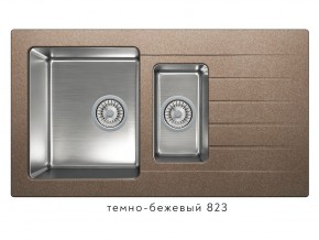 Мойка комбинированная Tolero twist TTS-890 Темно-бежевый 823 в Копейске - kopejsk.магазин96.com | фото