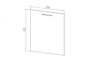 П 60 Комплект для посудомоечной машины 600 мм (цоколь + фасад) ЛДСП в Копейске - kopejsk.магазин96.com | фото